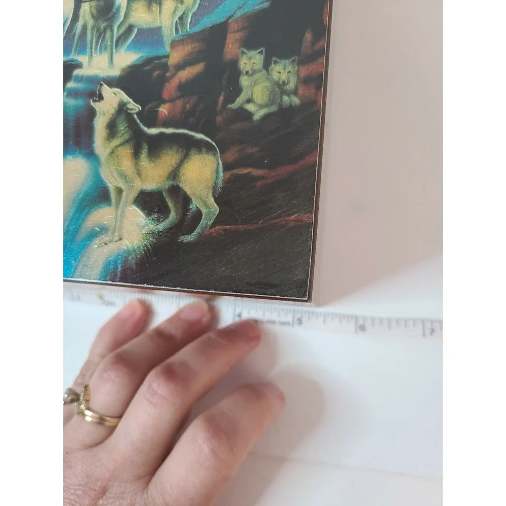 Vintage woolf animal